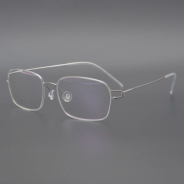 

luxury designer glasses hand-made gasses frame screwless eyewear business ultralight myopia square optical prescription eyeglasses oculos de, White;black