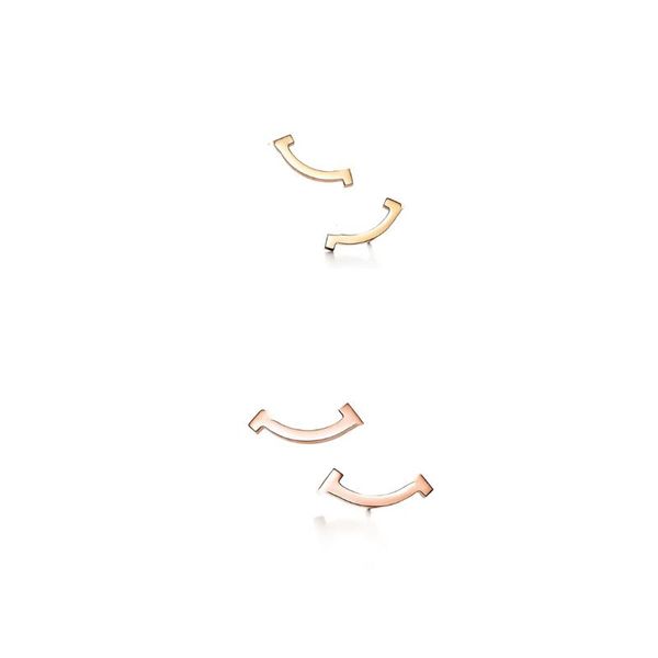 

stud classic fashion boutique smile earrings, Golden;silver