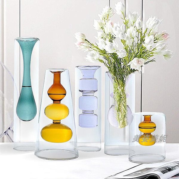 

vases flower vase for home decor glass flowers arrangement table ornaments rustic nordic