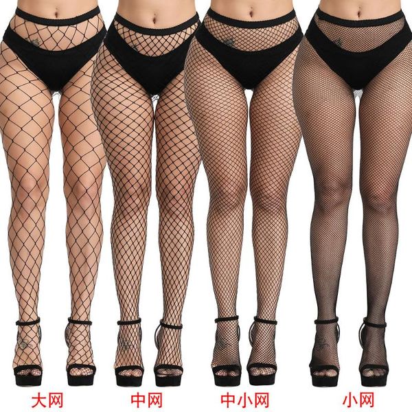 

socks & hosiery womens fashion hollow out pantyhose black women tights stocking fishnet stockings club party calcetines, Black;white