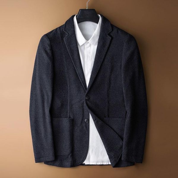 

men's suits & blazers spring slim fit youth fashion coat casual suit, White;black