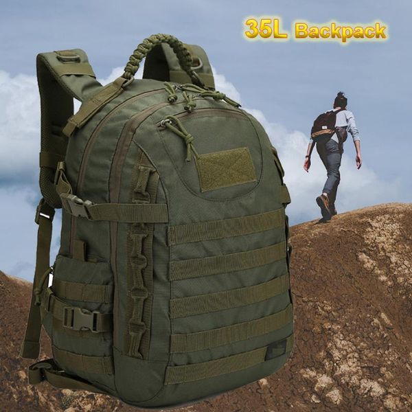 

35l backpack for men upgrade ede molle backpack tactical travel pack for trekking camping hunting hiking fishing school
