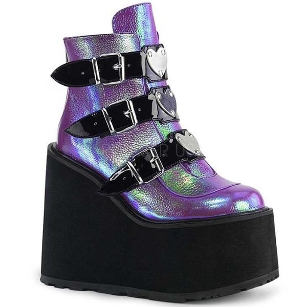 

boots suovekgo ins ladies high platform fashion heels ankle women 2021 party wedges shoes matin motorcycle, Black