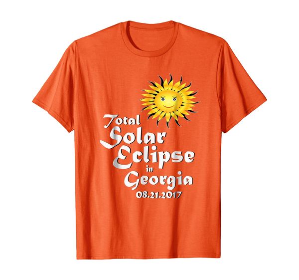 

total solar eclipse in georgia august 21, 2017 t shirt, White;black