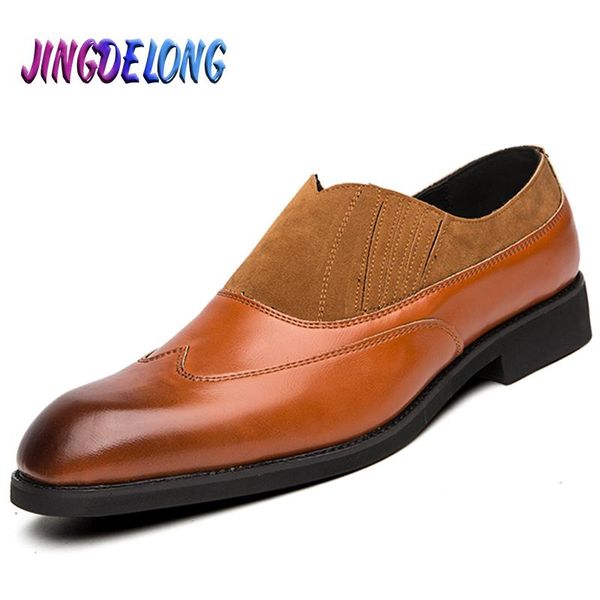 

dress shoes fashion men's quality handmade comfortable men casual moccasins breathable office footwear loafers male, Black