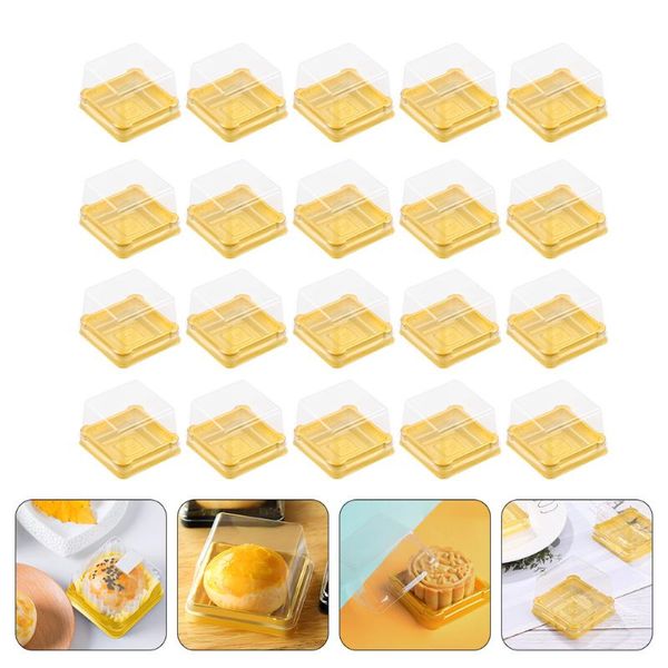 

gift wrap 150 pcs dessert storage boxes moon cake blister containers for party