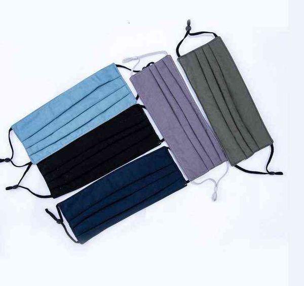 

us stock face masks designer mask cloth 4-layer earloop reusable washable protective dustproof cotton mouth fy0034