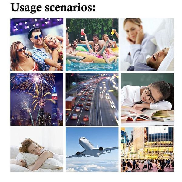 

1 pair protection-earplugs concerts musician ear plugs noise-cancelling hearing motorcycles reusable sile earplug jllkfv