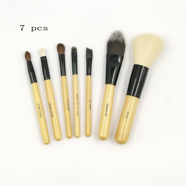 

7pcs makeup brush cream eyeshadow eyeliner eyebrow blush foundation mini travel cosmetics brushes