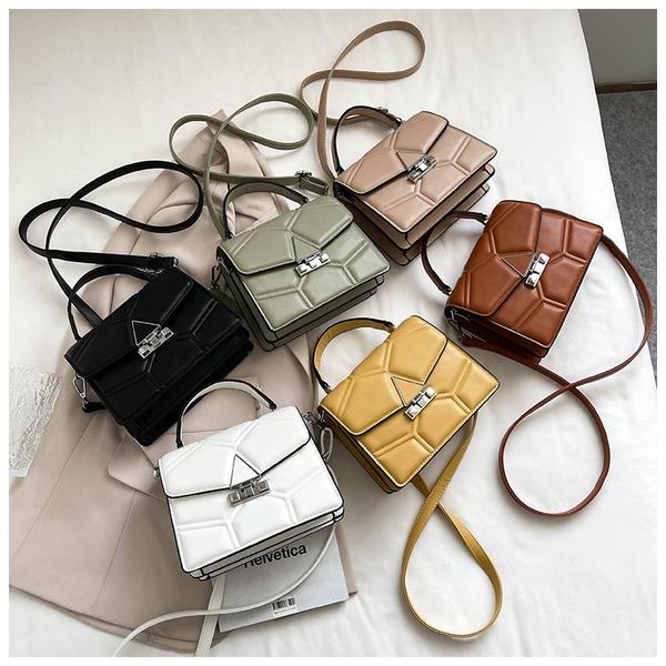 

evening bags 2021 high-end korean version of simple rhombic shoulder bag small square fashion messenger female