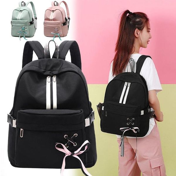 

backpack women anti theft reflective school students bag lapusb charge rucksack a66