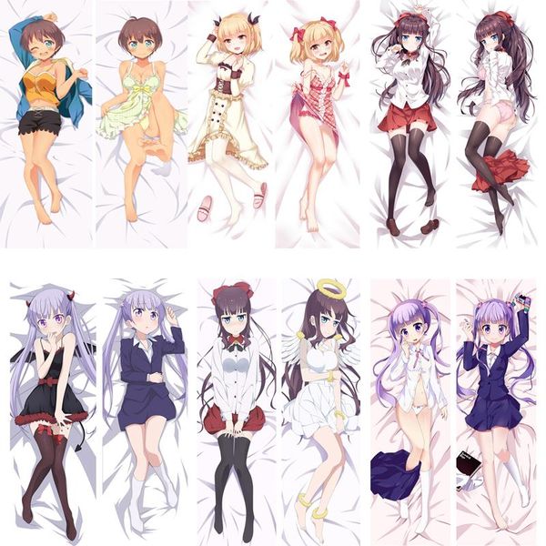 

pillow case game suzukaze aoba japanese anime takimoto hifumi hajime shinoda dakimakura throw cover hugging body pillowcase