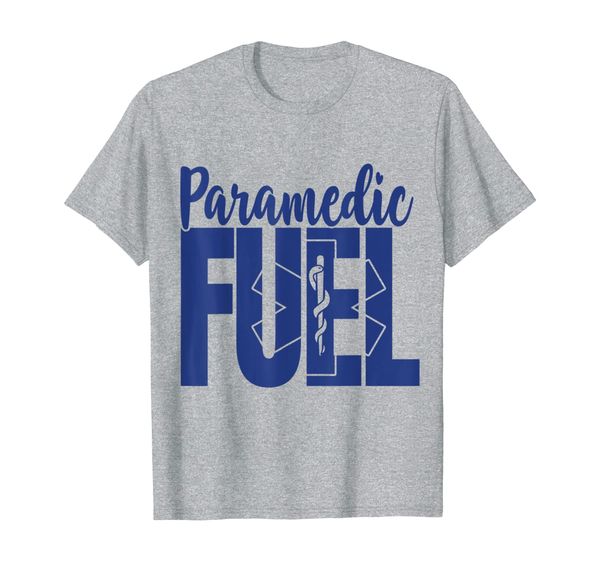 

paramedic fuel funny paramedic emergency ambulance emt ems t-shirt, White;black