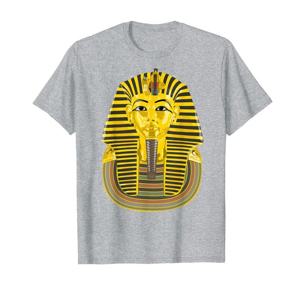 

king tut pharaoh shirt tutankhamun egypt history t-shirt, White;black