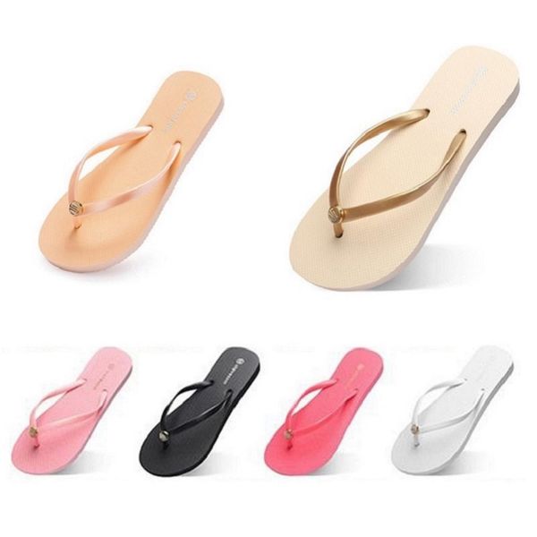 

fashion slippers flip flops beach sandals shoes type 510 summer schuhe sport sneaker womens green yellow orange navy bule white pink brown 3, Black
