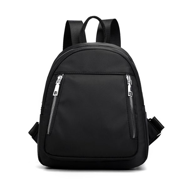 

casual oxford backpack women travel waterproof nylon school bags for teenage girls fashion tote shoulder packbag 211013