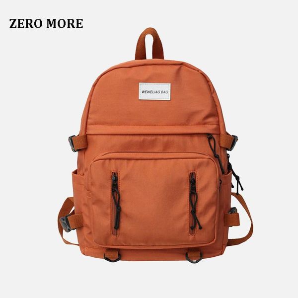 

backpack fashion women casual oxford lady solid black school bag large capacity woman travel 2021