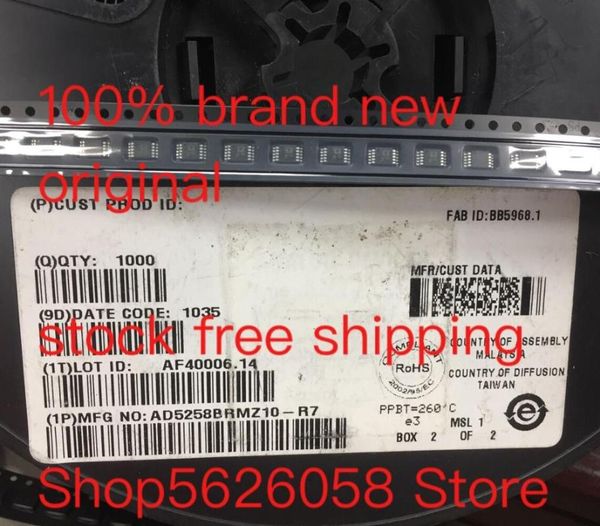 

smart power plugs ad5258brmz10-r7 100% original 10pcs-100pcs/lot stock