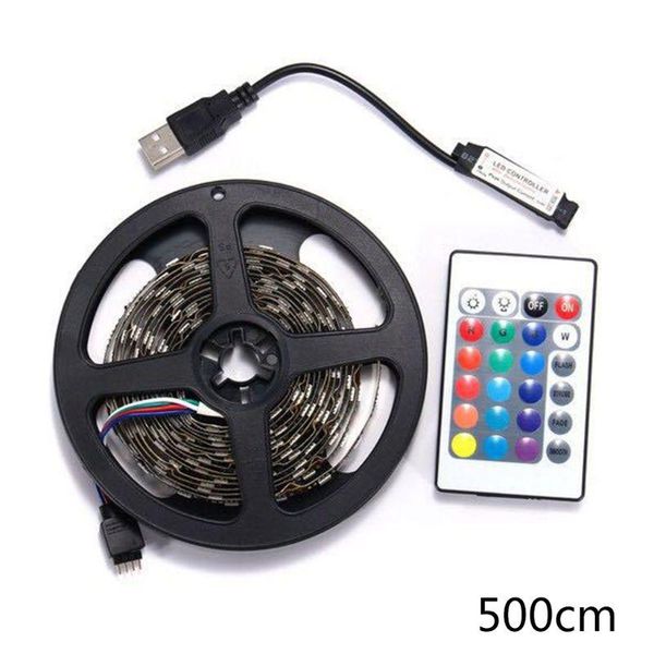 

strips usb flexible waterproof led strip lights ir remote controller tape lamp q0kf