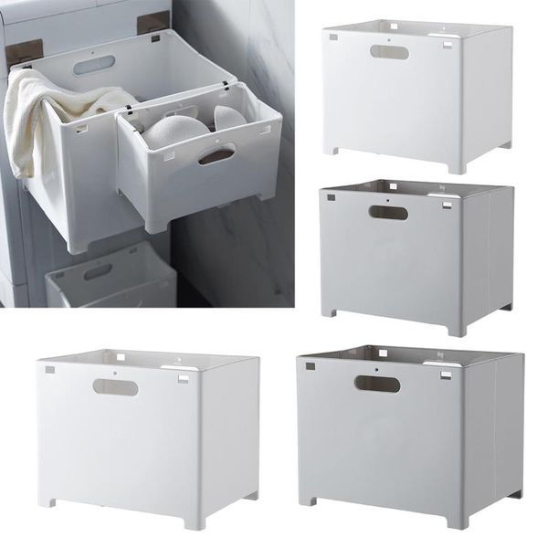 

foldable dirty clothes laundry basket wall mounted basket bin clothing organizer