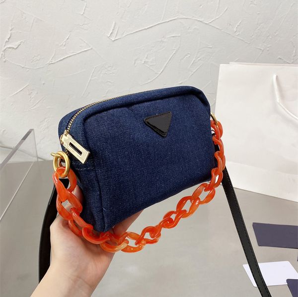 

luxury designer 2021 denim cross body women underarm bag versatile fashion practical shoulder bags