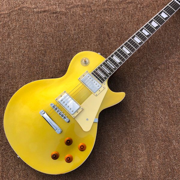 

electric guitar,gold red back,chrome hardware,rosewood fingerboard