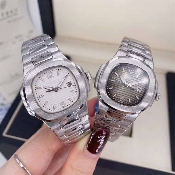 Ph32 e ph47 relógios femininos 33mm movimento de quartzo calendário aço inoxidável relógio mestre designer relógio pulso feminino diamante pulsowat238k