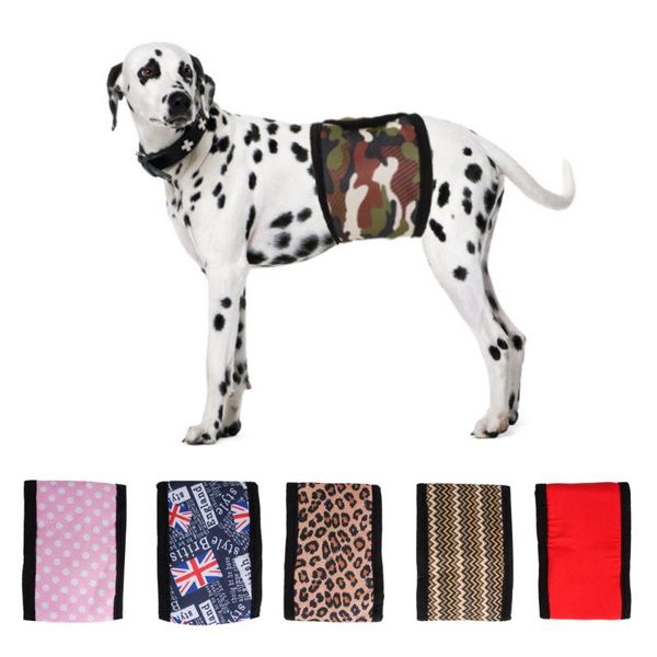 

dog apparel wh male dogs reusable wrap diapers washable belly band waterproof pet diaper toilet training physiological pant