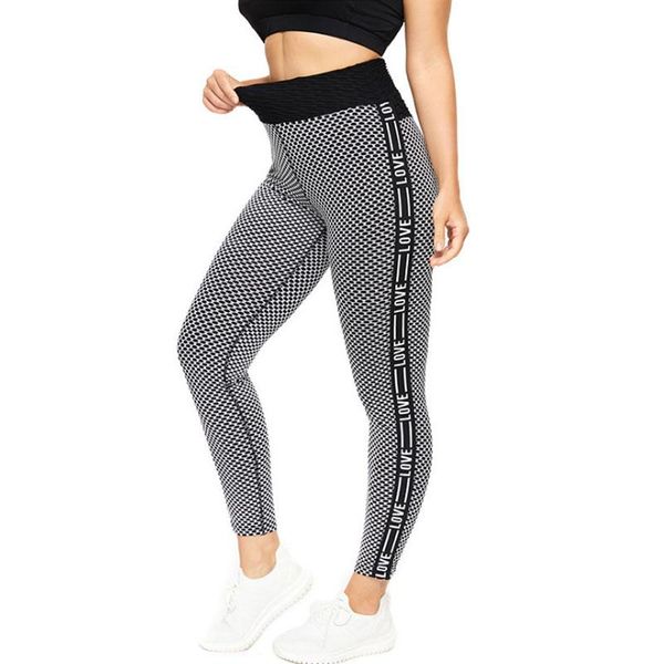 

yoga outfit large size bulifting high waist leggings women tummy control stretchy workout pants gym energy elastic trousers