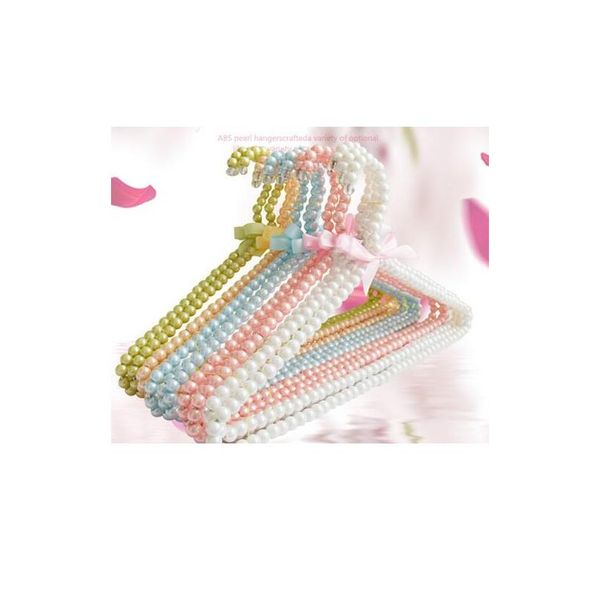

5/10pcs/lot 30cm children plastic pearl hanger baby hangers for clothes pegs kids plastic cloth hanger child clot qyllps