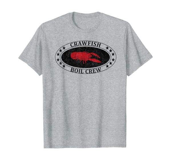 

crawfish boil crew louisiana cajun crayfish cooking shirt, White;black