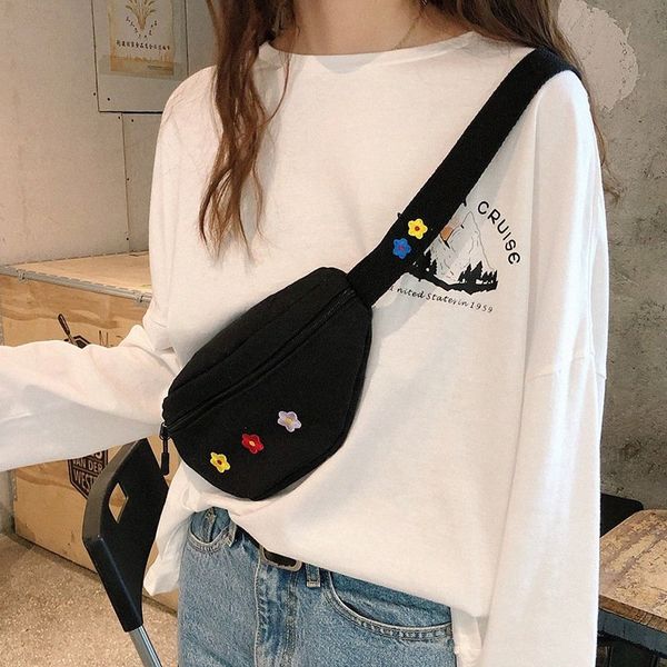 

2020 new korean version of the chest bag womens fashion casual messenger bag cute large capacity shoulder ladies q6qf#