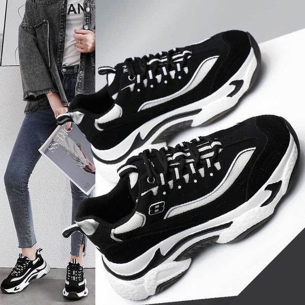 

autumn and winter psh high soled sports sho women's casual fashion trend