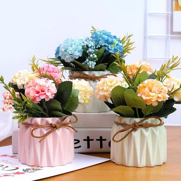 

vases european home decoration ornaments simulation fake flower mini vase wedding pography