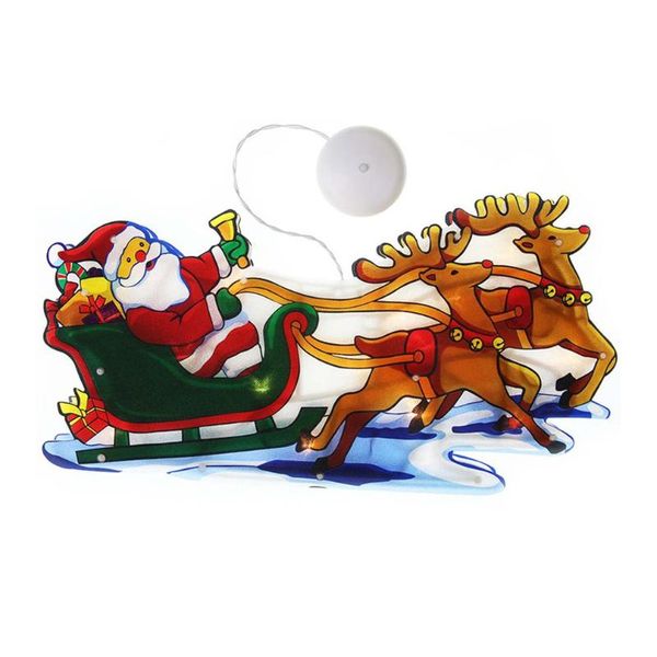 

christmas decorations decoration lighted window hanging decor xmas lights with suction cup hook for party showcase home