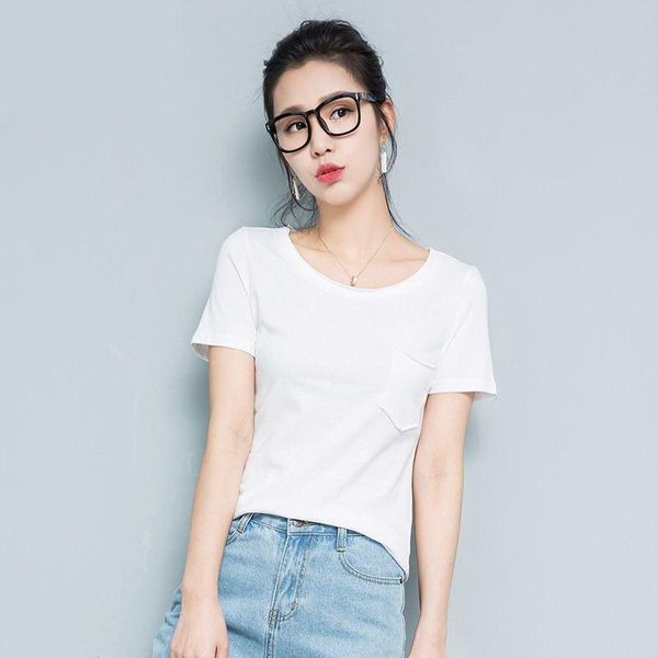 

women's t-shirt mint 2021 women short sleeve shirt garment, White