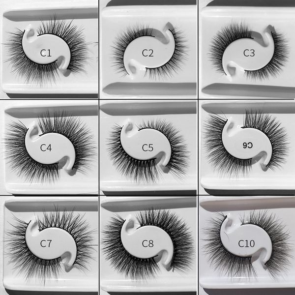 

natural crisscross 2 pairs 3d false eyelashes extensions set soft & vivid reusable handmade fake lashes eyes makeup accessory for women beau