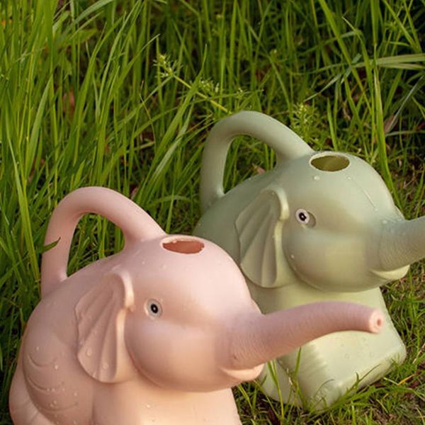 

watering equipments creative portable long-mouthed elephant-shaped plastic flower pot plant potted bottle gardening water