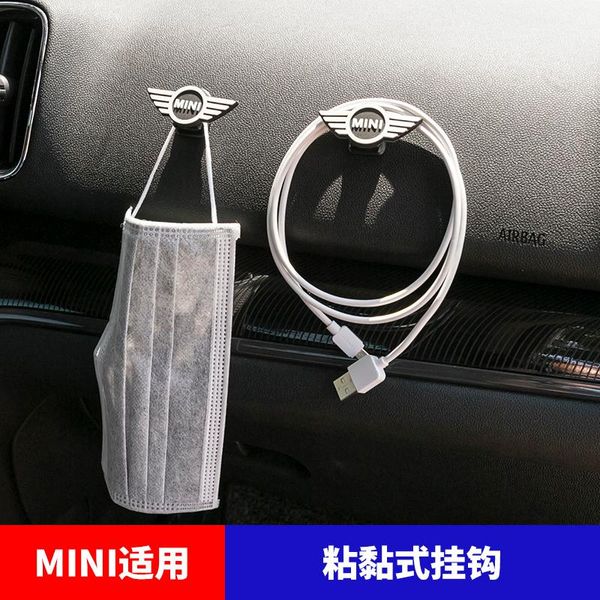 Auto Organizer Clips USB Kabel Lagerung Haken Aufkleber Verschluss Sitz Zurück Für MINI COOPER F54 F55 F56 F60 R56 R60