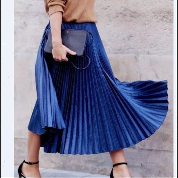 

women lady womens skirts elastic waist high ruffles solid color maxi skirt pleated retro long dress, Black