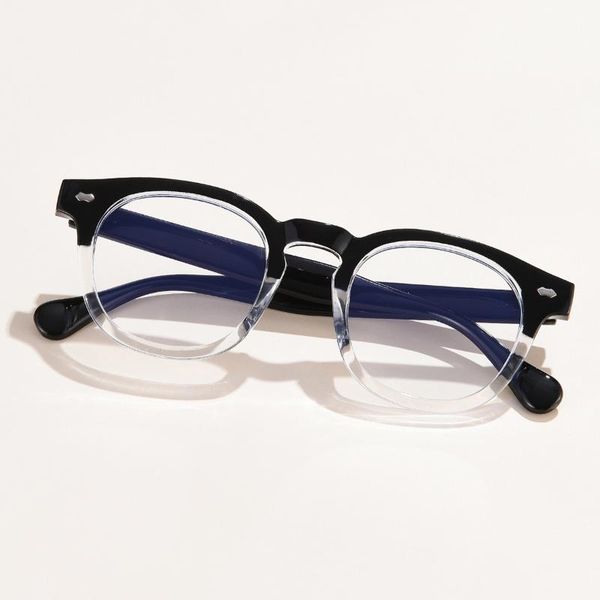 

fashion sunglasses frames glasses frame prescription women men optical titanium eyeglasses cat eye myopia anti blue light eyewear oculos, Black