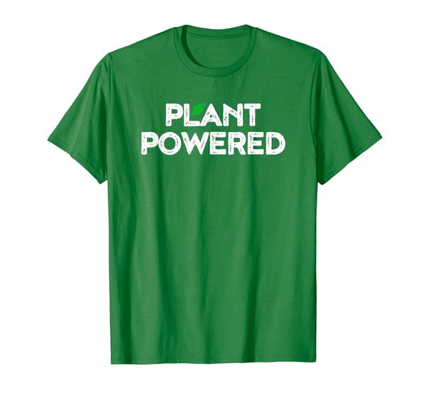

Plant Powered Statement Tee Shirt for Vegetarians, Mainly pictures