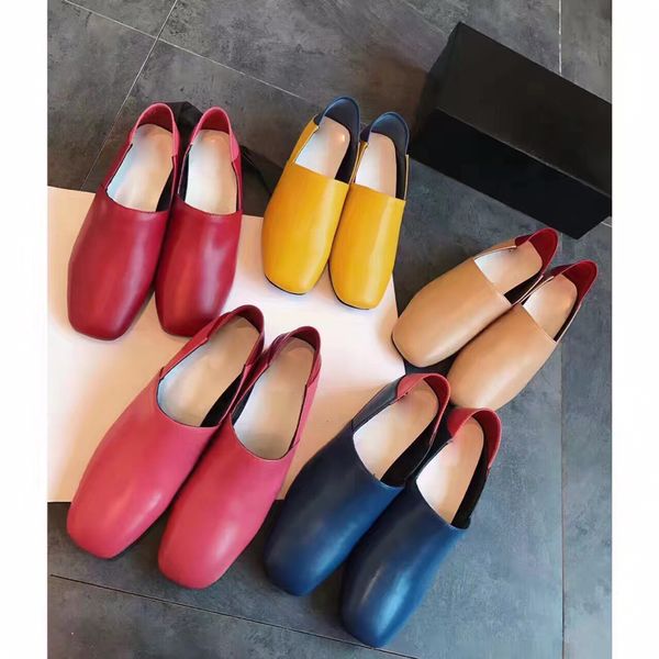 

designer heels dress red bottoms boots shoes spring fall fashion ladies casual flat heel real soft genuine leather size 35-39, Black