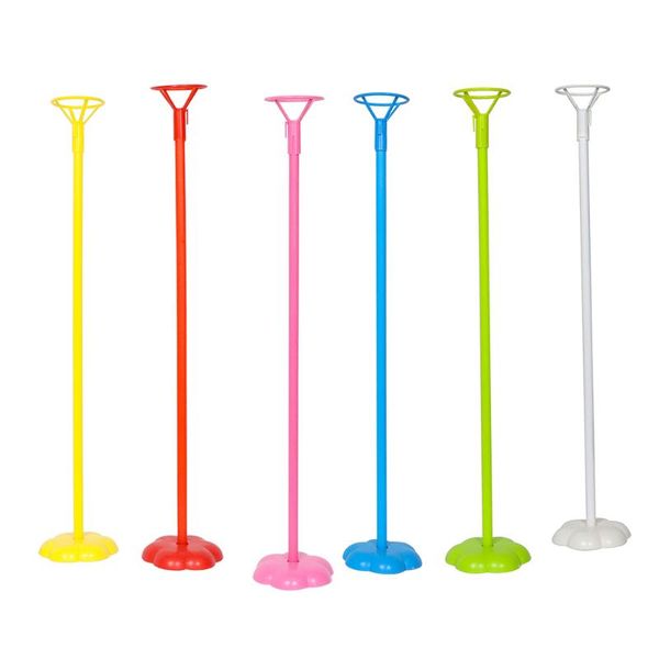 

party decoration 6pcs wedding table balloon stand holder support base floating baby shower birthday decor