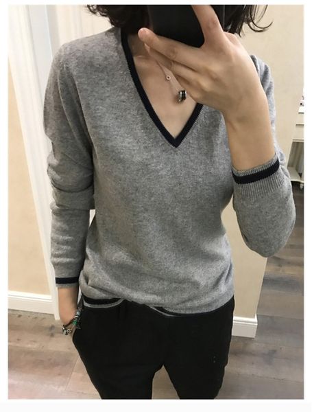 

elegant 2021 new sweater women knitted jumper autumn winter cashmere cotton blended knitwear pull femme sweaters 0hu1, White;black