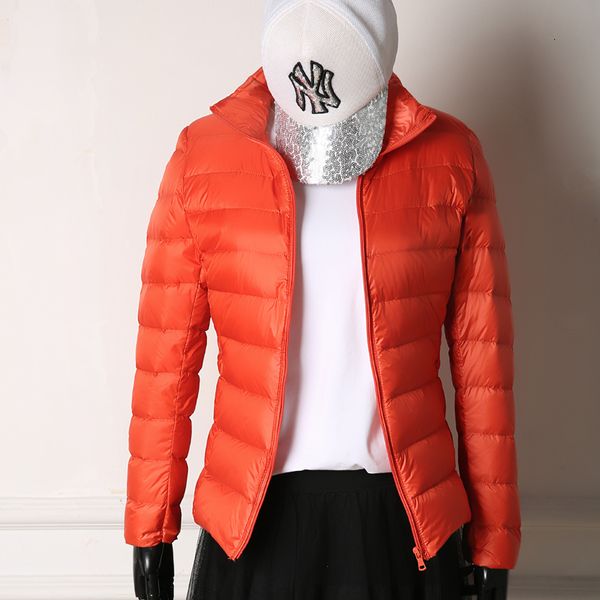 

autumn female jackets white duck woman thin down cotton warm coat y30 d2jh, Black