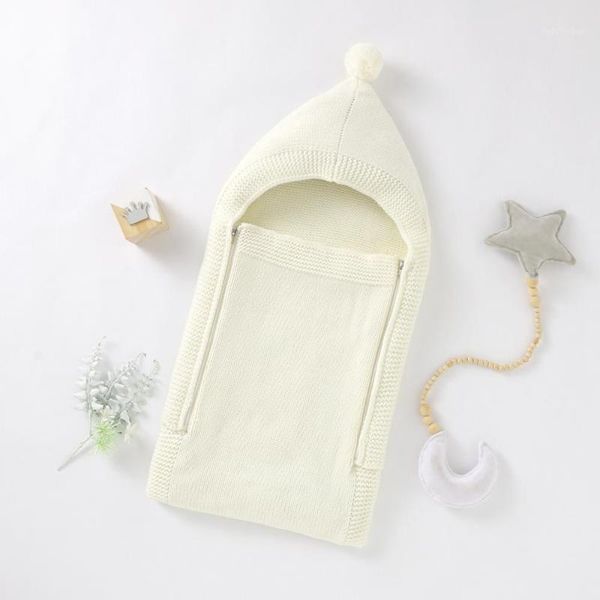 

baby sleeping bags envelopes winter warm knitted born infant bebes stroller sleepsack hooded toddler autumn footmuff1