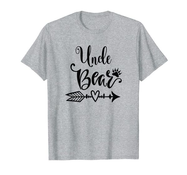 

uncle bear party outfits t-shirt gift father's day, White;black