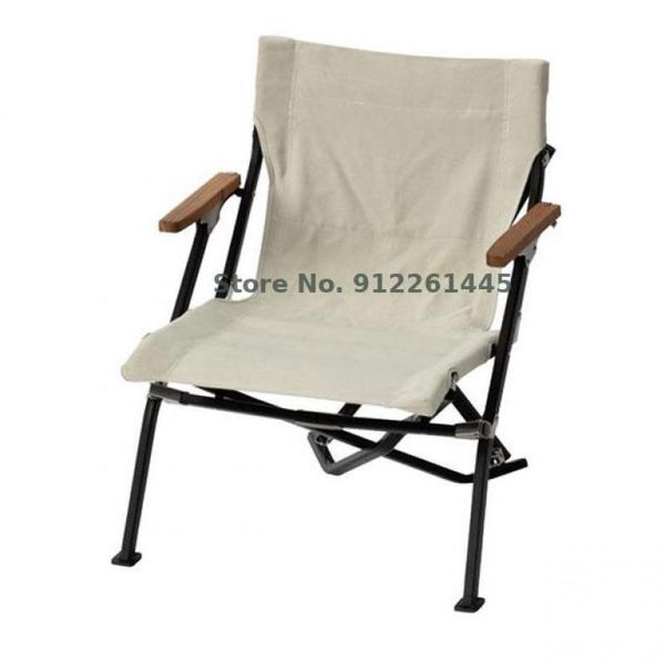 

camp furniture camping folding seat -093 low back teak