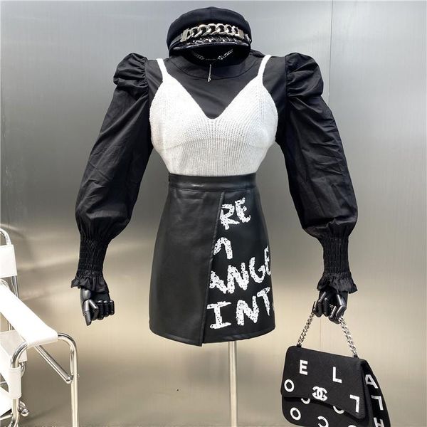 

women's jackets brand original design vintage leopard print jacket 2021 casual lapel loose drawstring zipper cotton coat, Black;brown